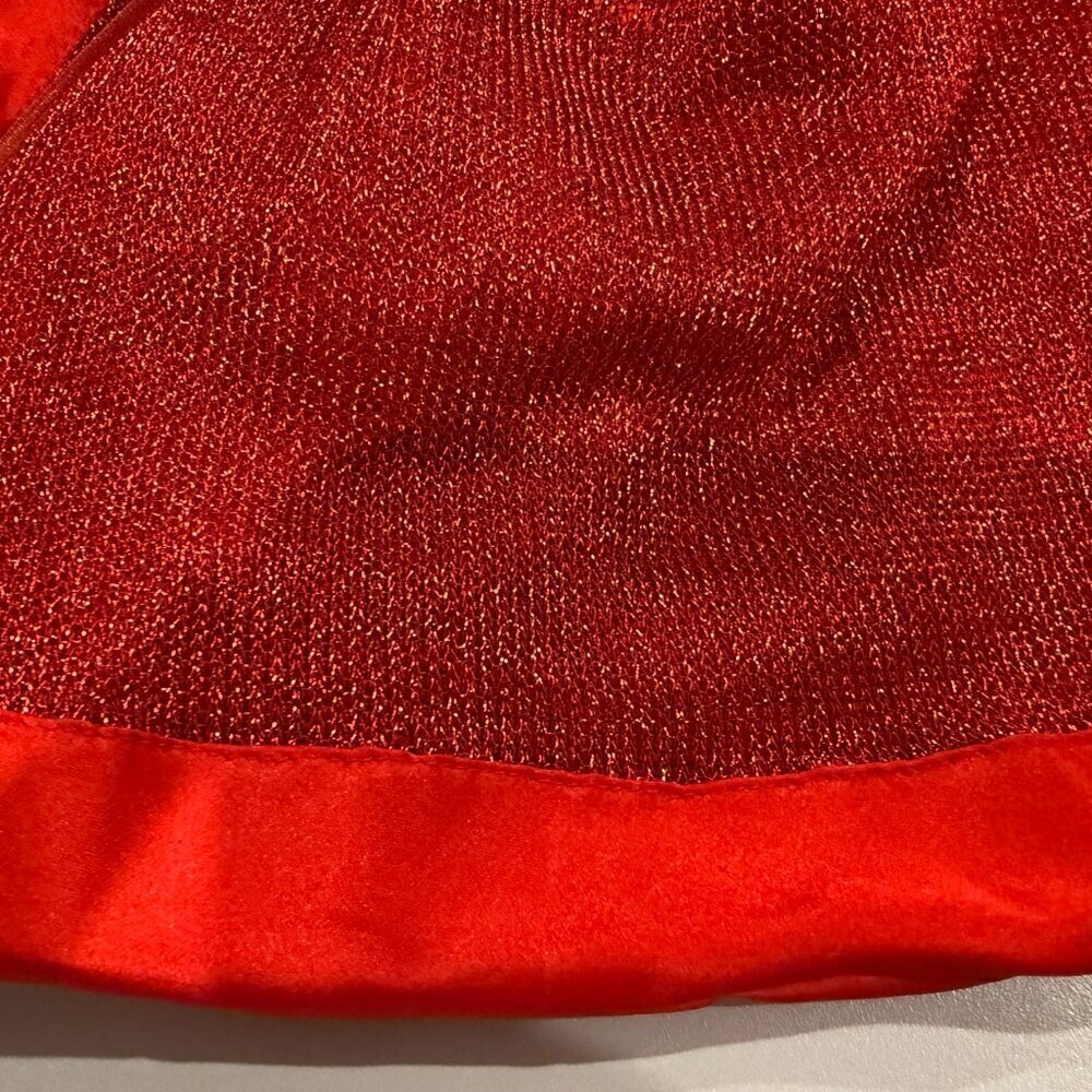Adriana Iglesias Pau Red Sparkle Valentines Day Jumpsuit Size 38 US 0 - Picture 8 of 11